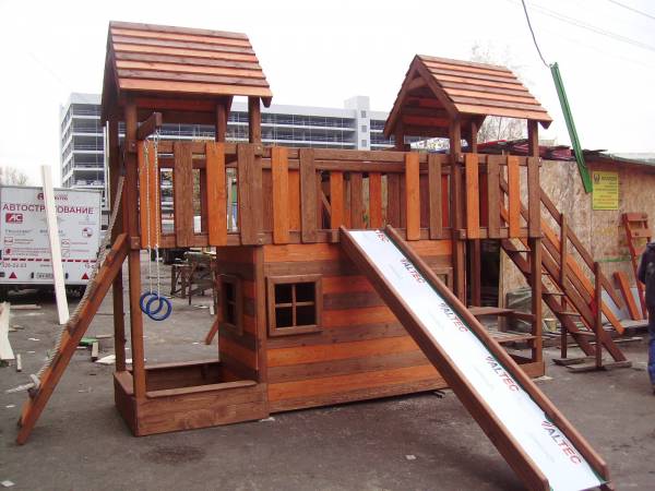Детский игровой комплекс "Рыцарский дворец с тайной комнатой"