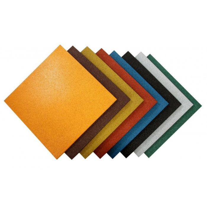 Резиновая плитка квадратная 1000x1000x10 в любой цвет